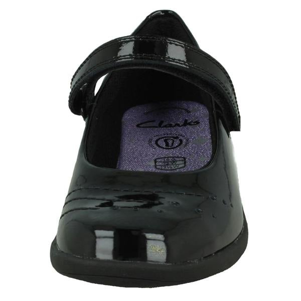 Clarks Girls Clarks Gem Detail School Shoes Etch Gem