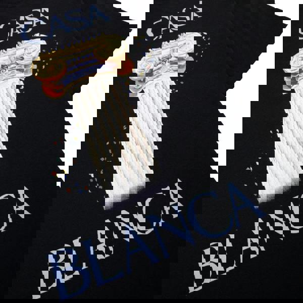 Casablanca La Colonne Printed T-Shirt Black T-Shirt