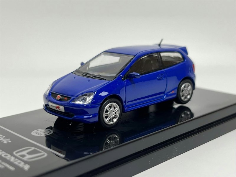 Paragon Honda Civic 2001 Type R EP3 Vivid Blue Pearl LHD 1:64 55346