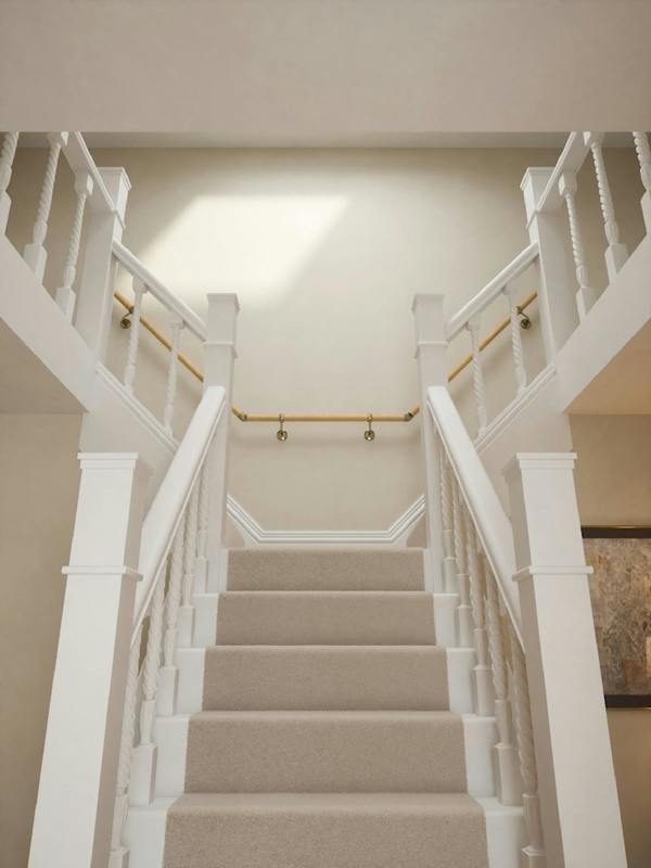 Handrails Direct Arden Natural Pine T Shape Handrail