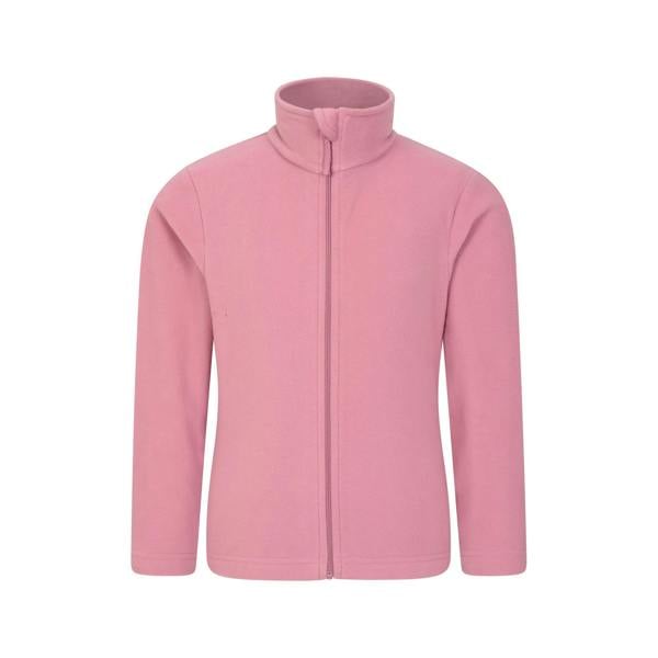 Mountain Warehouse Childrens/Kids Camber II Full Zip Fleece Jacket - Pink - 