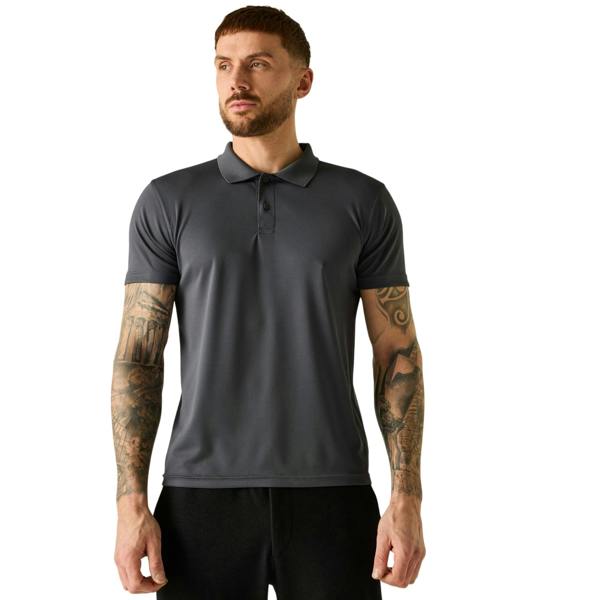 Regatta Professional Mens Pique Polo Shirt - Solid Grey - 