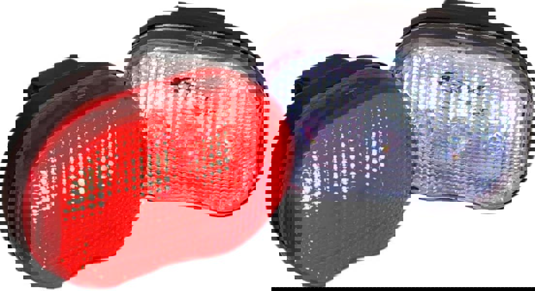 Sport Direct Mega Bright 6 x LEDs Battery Bike Light Set Front/Rear