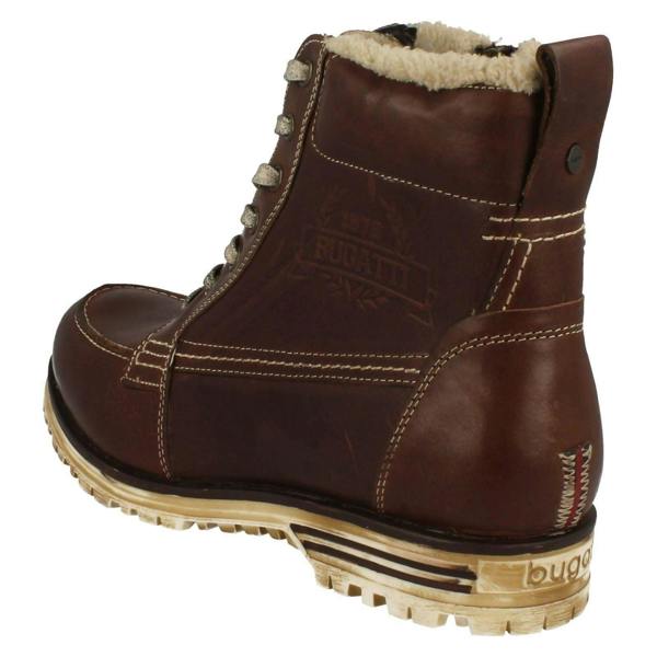 Bugatti Mens Bugatti Worn Look Ankle Boots Fox F69438