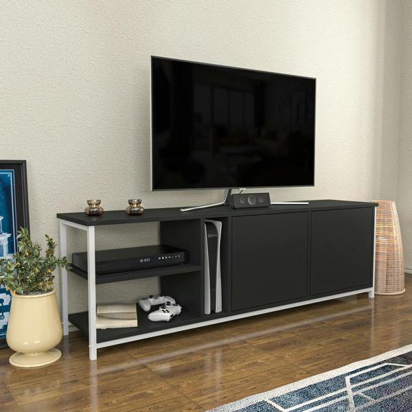 Decorotika Primrose Modern Tv Stand TV Cabinet for TV's up to 72"