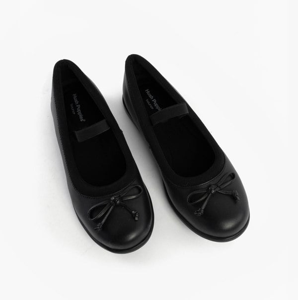 Hush Puppies BETTY JNR Girls Shoes Black