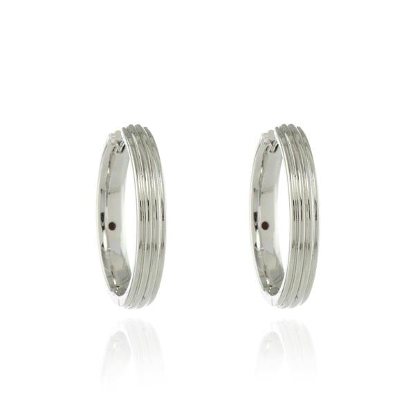 Cachet London Rivas Large 25mm Silver Hoop