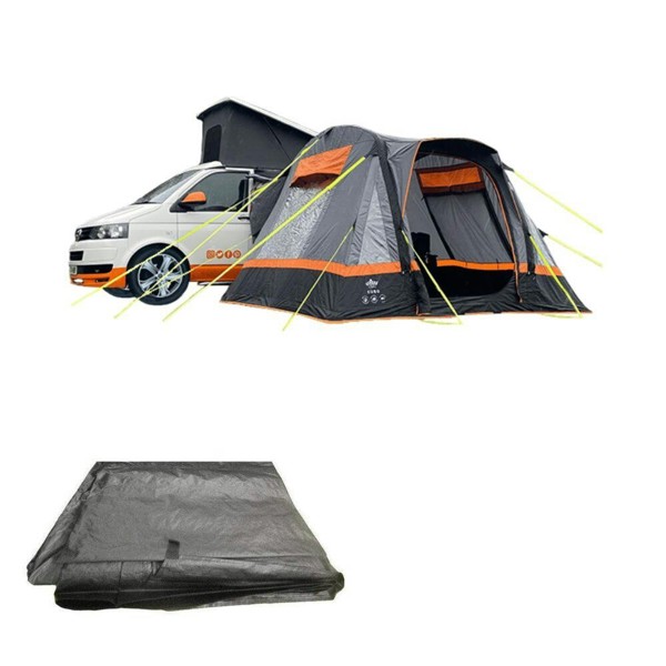 OLPRO Cubo Breeze® v2 Campervan Awning - Footprint - Charcoal