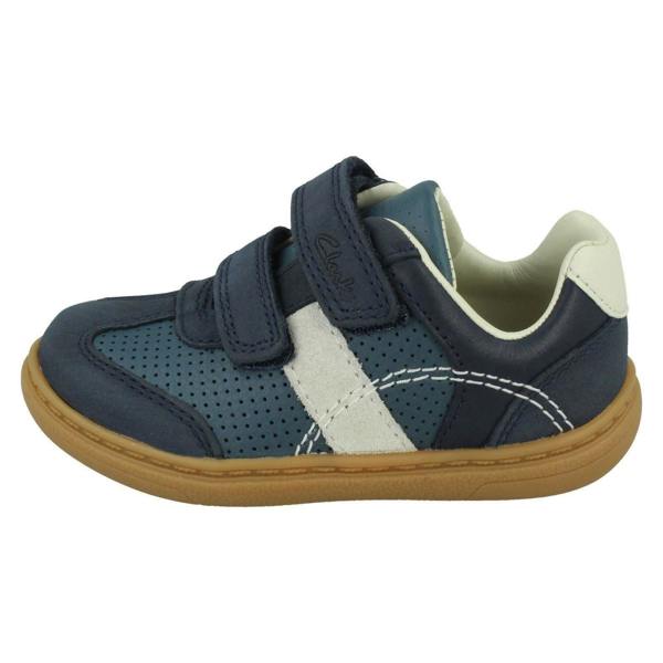 Clarks Boys Clarks Hook & Loop Casual Shoe Flash Metra