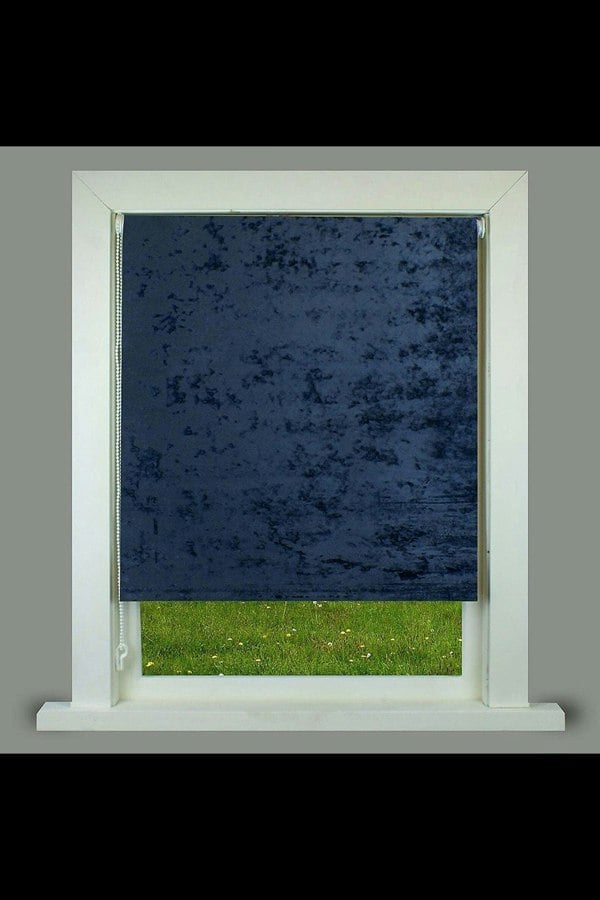 Alan Symonds Crushed Velvet Roller Blind