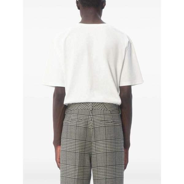 Valentino Chez Valentino Print Jersey T-Shirt   in  White