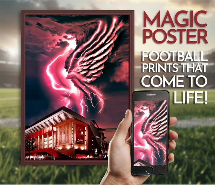 NotNiceThings Liverpool FC Poster - Augmented Reality Art