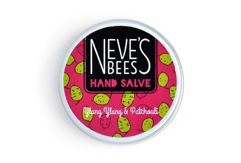 Neve's Bees YlangYlang & Patchouli Hand Salve - perfect for cracked hands