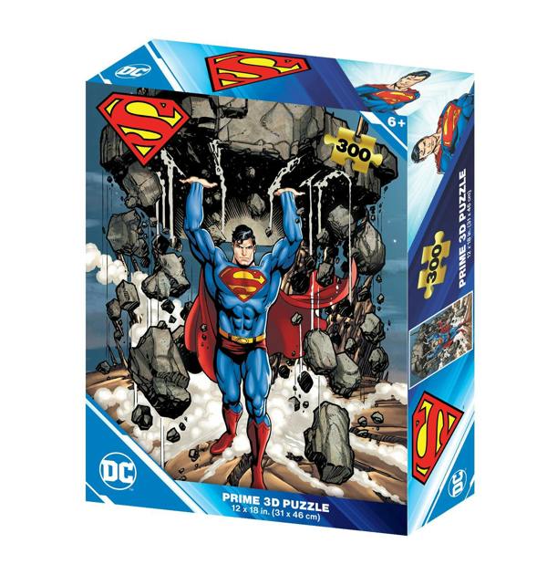 Prime 3D Puzzles Prime 3D DC Comics Superman Super Strength 300 Piece Puzzle