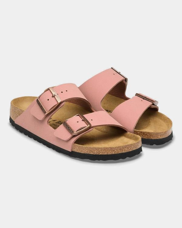 Birkenstock Arizona Birkibuc Womens Sandals - Pink Clay