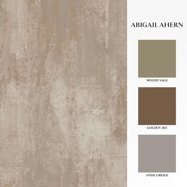 Abigail Ahern Oxidized Opulence Wallpaper | Limestone