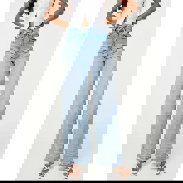 Pink Vanilla Whisker Wide Leg Jean