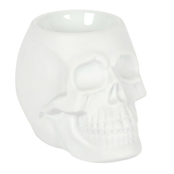 Serano White Skull Oil Burner