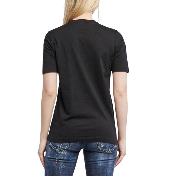 DSQUARED2 Icon Small Chest Logo Black  T-Shirt XXS
