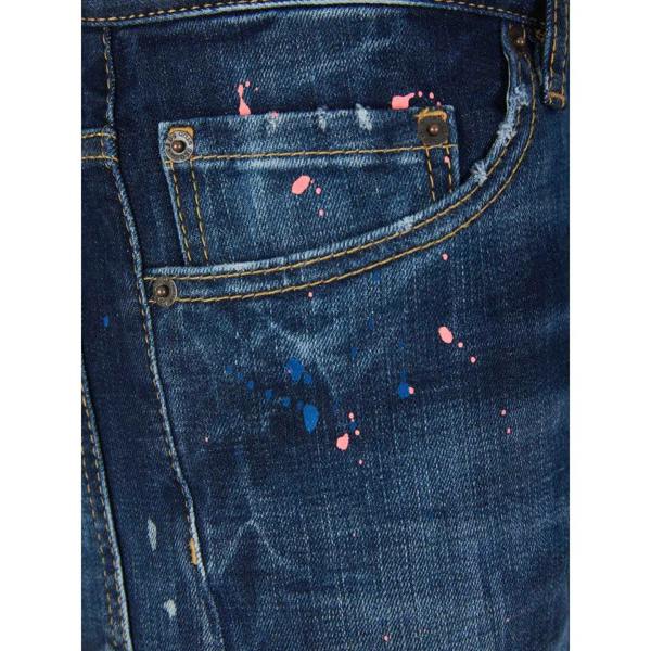 DSQUARED2 Sexy Twist Jean Worn Reinforced Wash Blue Jeans W30