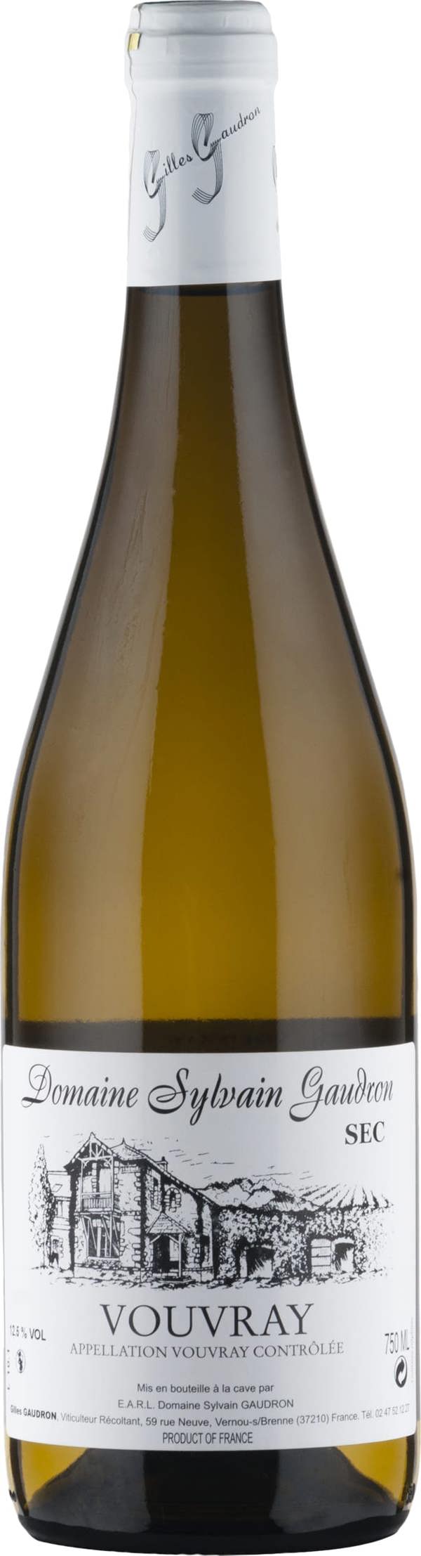 Sylvain Gaudron Vouvray Sec 2023 75cl