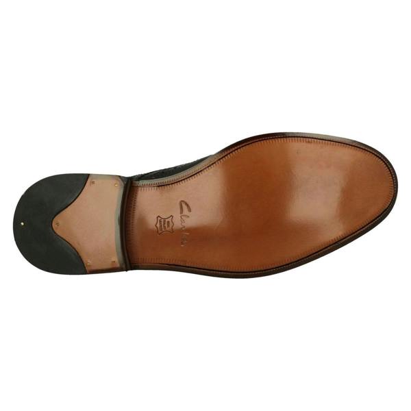 Clarks Mens Clarks Formal Brogue Detailed Shoes James Wing