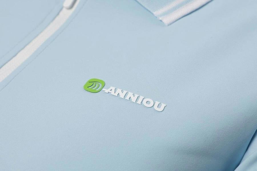 Anniou UPF 50+ Colorblock Polo Pickleball Skirt Set