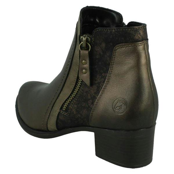 Remonte Ladies Remonte Dual Zip Ankle Boots R52172