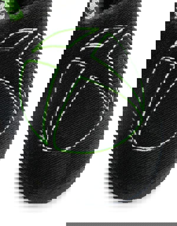 Xbox Mens Black Logo Mule Slippers