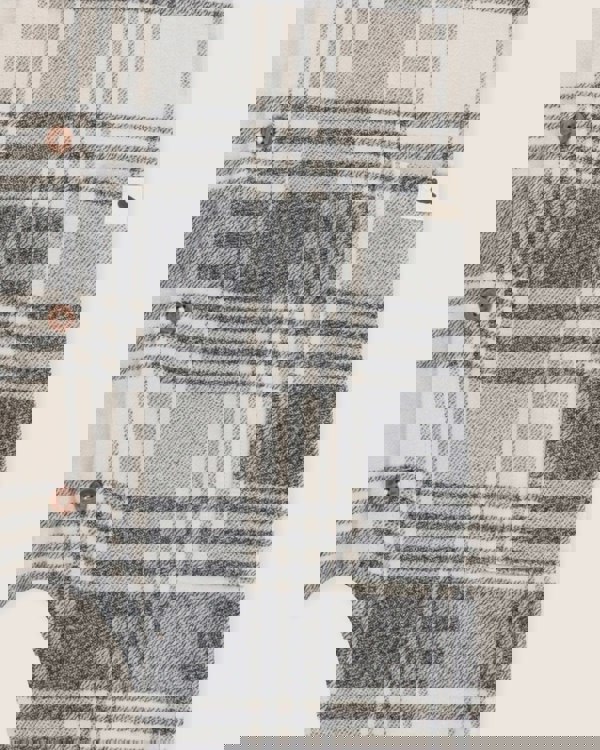 GOTS certified Multicolour Brushed Check Print Jumpsuit - image 5