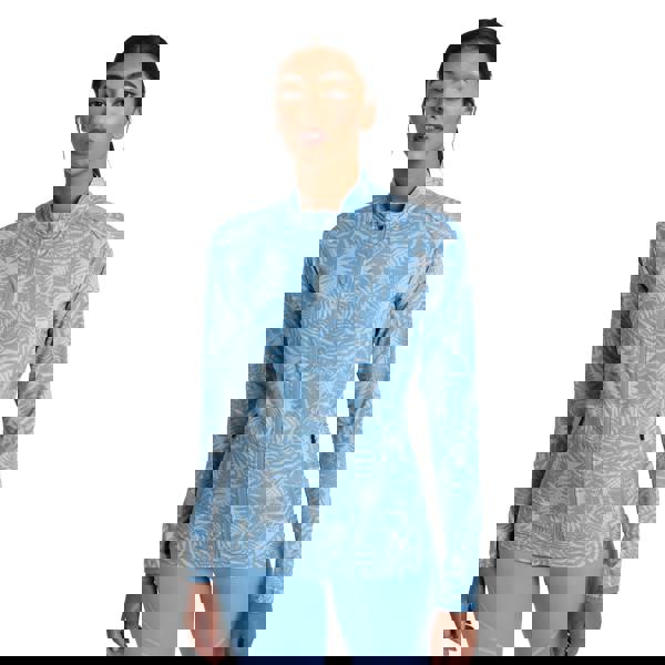 Umbro Womens/Ladies Pro Printed Woven Training Jacket - Allure/Silver Grey - 