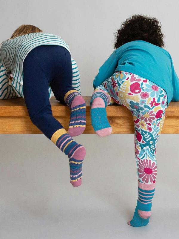 Kite Girls Organic Misty The Cat Grippy Socks