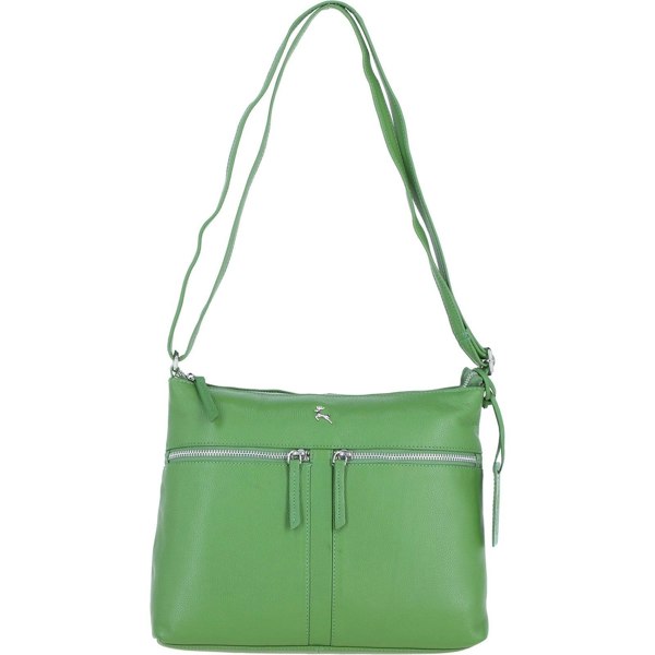 'Mourne' Sleek Real Leather Shoulder Bag: mourne
