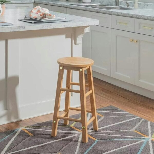 Havendro Wooden Bar Stool Bar Kitchen Stool Breakfast Bar Stool