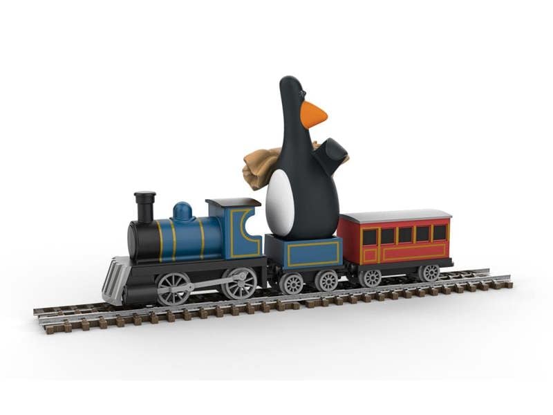 Corgi Wallace & Gromit The Wrong Trousers Feathers McGraw & Loco