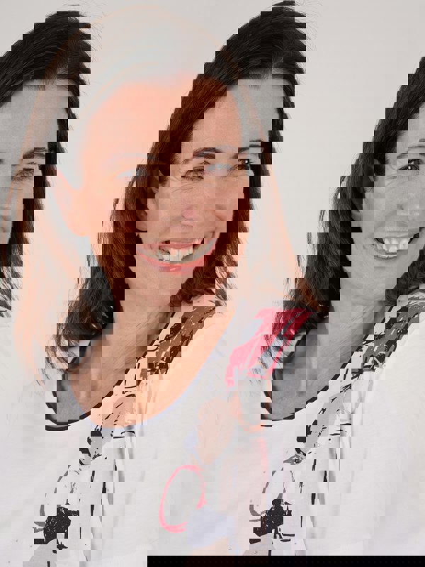 TIGI-Wear Mod Eco Placement Print Top