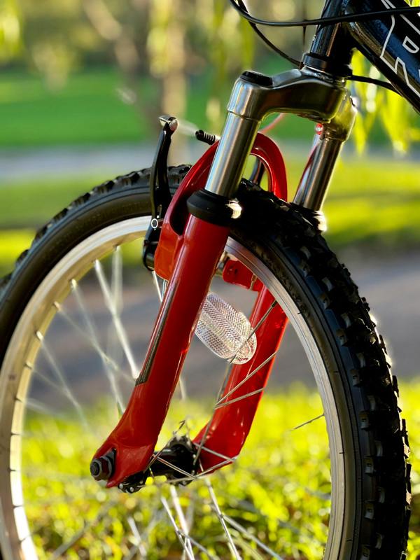 Basis Bikes Basis Raptor Junior Hardtail Mountain Bike, 20" Wheel - Gloss Black/Red