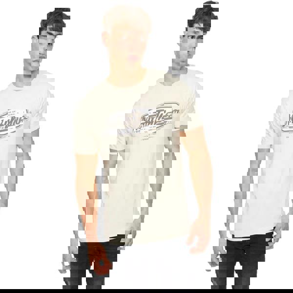 Crosshatch Mens Hellmere T-Shirt - Off White - 