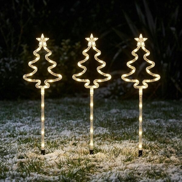 Garden Greatness Battery Operated Warm White Tree LED Garden Stake Light