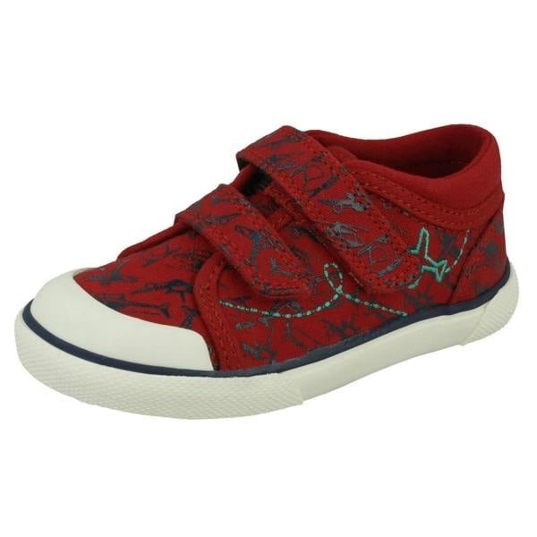 Start-rite Boys Startrite Casual Aeroplane Canvas Shoes Zoom