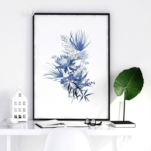 Pictures for home office | set of 3 wall art prints