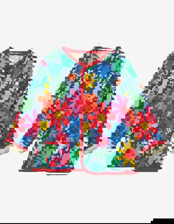 Organic Bold Floral Reversible Jacket - Toby Tiger UK Retail