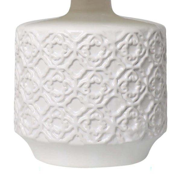 Pagazzi Lighting Mara White Ceramic Table Lamp