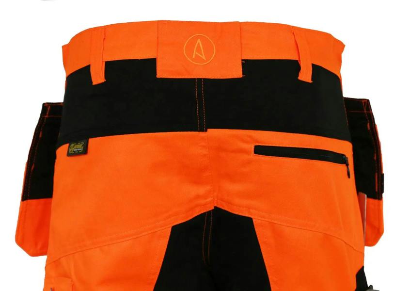 Contrast Slim Fit Stretch Hi-Vis Trouser With Removable Holster Pockets - Hi-Vis Trousers