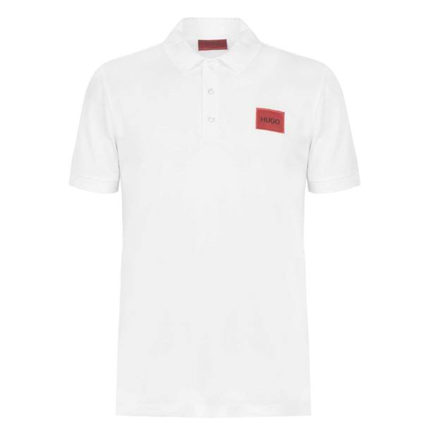 Hugo Mens Deruso Polo Shirt - White - 