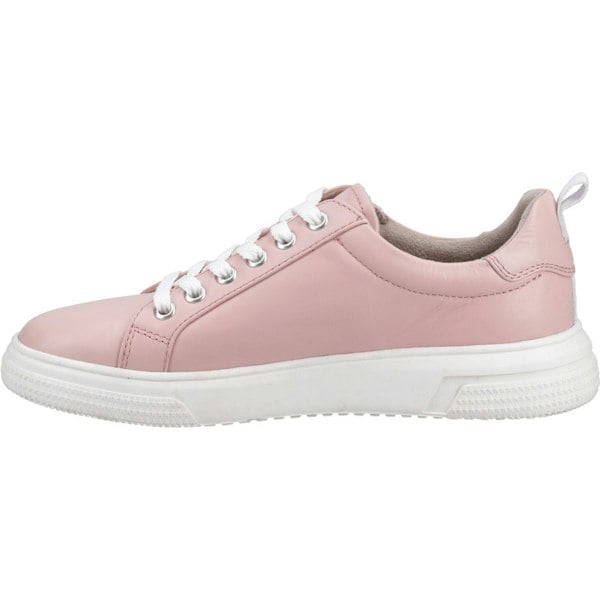 Hush Puppies Martha Leather Women's Pink Trainers