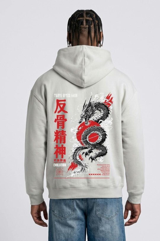 London Attitude Tokyo After Dark Graphic Hoodie