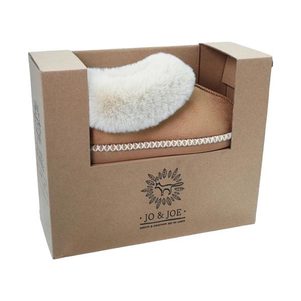 Jo & Joe ELMSLEY Moccasin Slippers   in  Tan