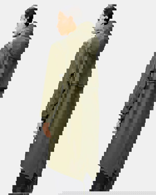 Rains Unisex Fishtail Parka - 134 Marsh