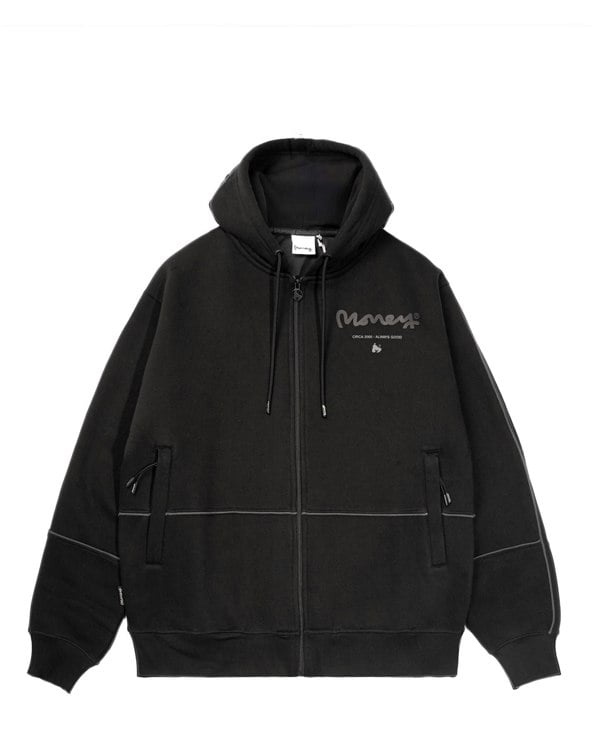 Money Chop Sig Player Zip Hood Black